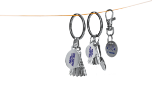 Victor Racket & Featherball Keychain