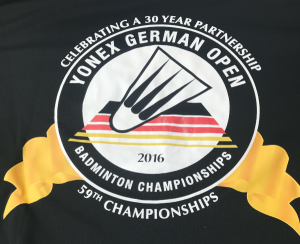 Yonex German-Open-Shirt schwarz