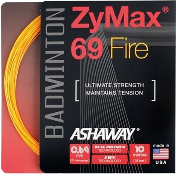 Ashaway Zymax 69 Fire - 10m